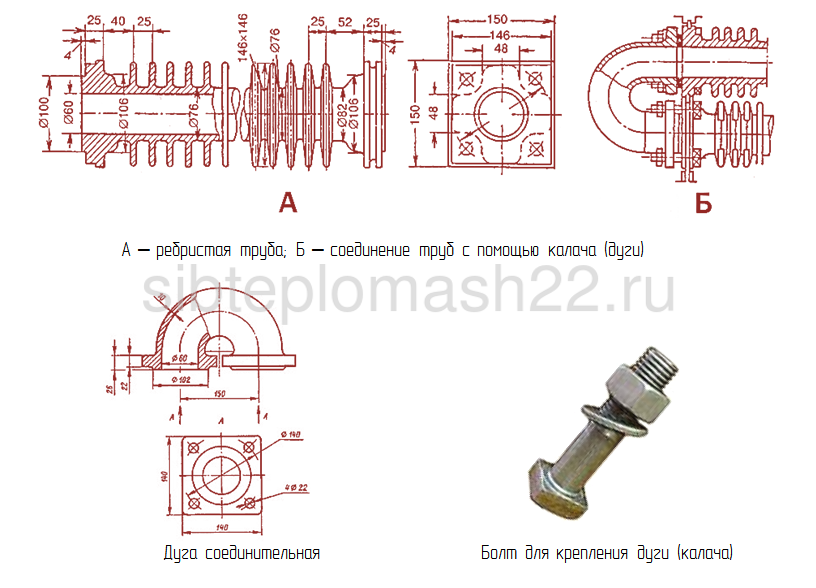 Экономайзер эп1 330 чертеж